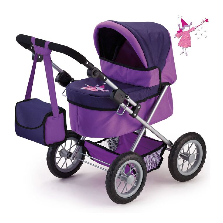 Bayer Dolls Pram Trendy Purple Mid, , hi-res