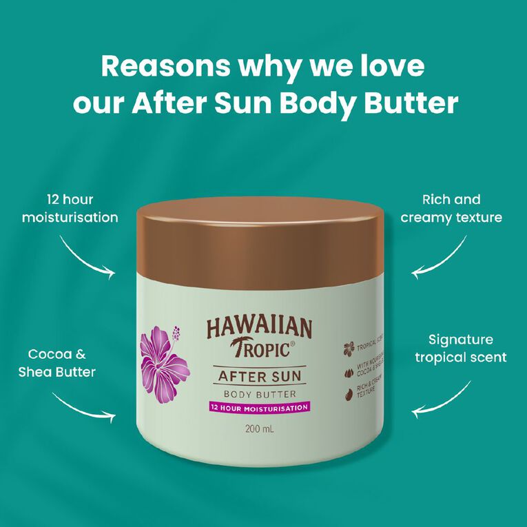 Hawaiian Tropic After Sun Body Butter 200ml, , hi-res