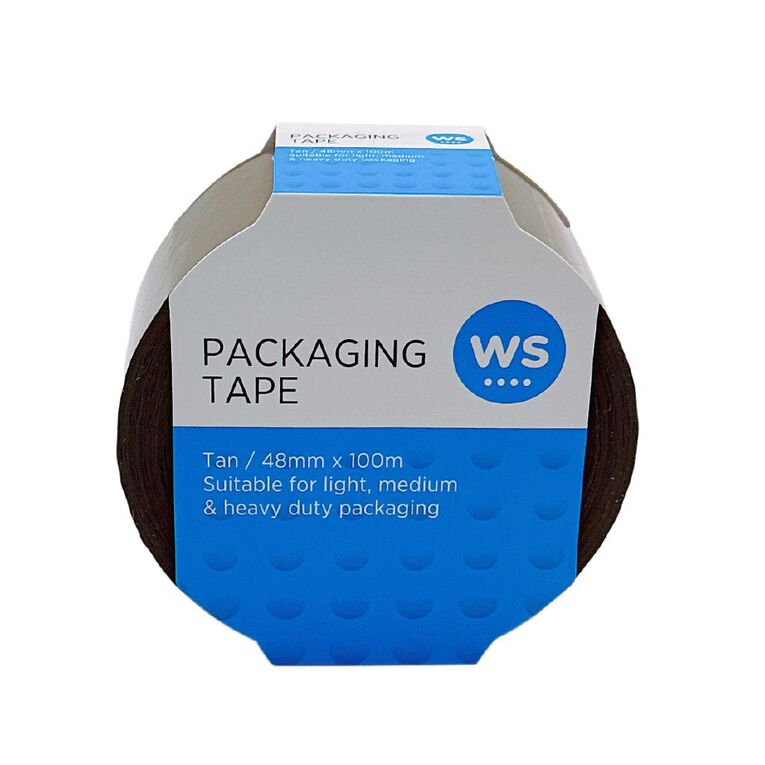 WS Packaging Tape Tan 48mm X 100m, , hi-res