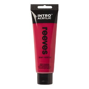 Reeves Intro Acrylic Paint Rose Madder 100ml
