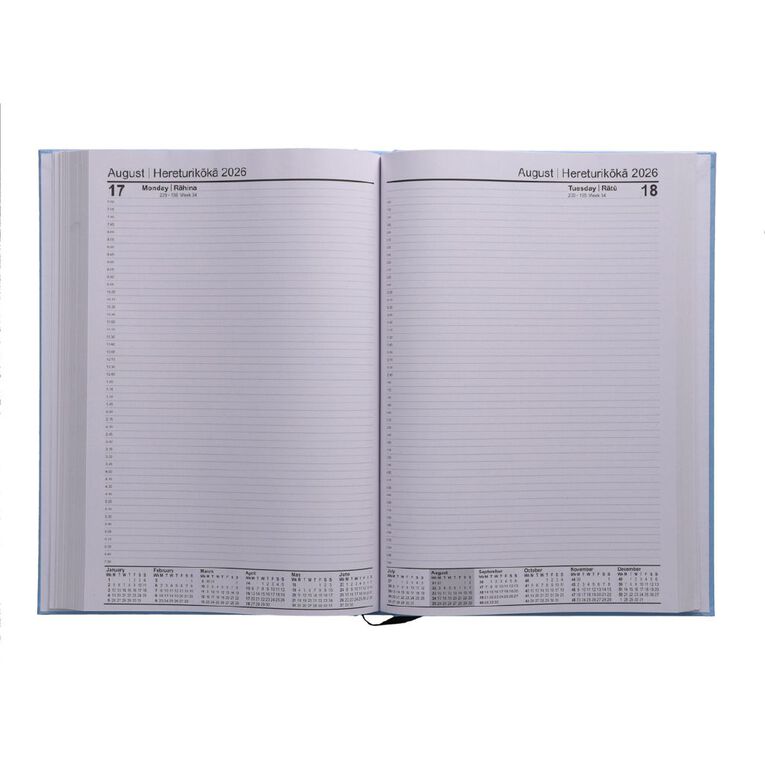 WS Cpop 2026 Diary A4 Day to page Blue, , hi-res