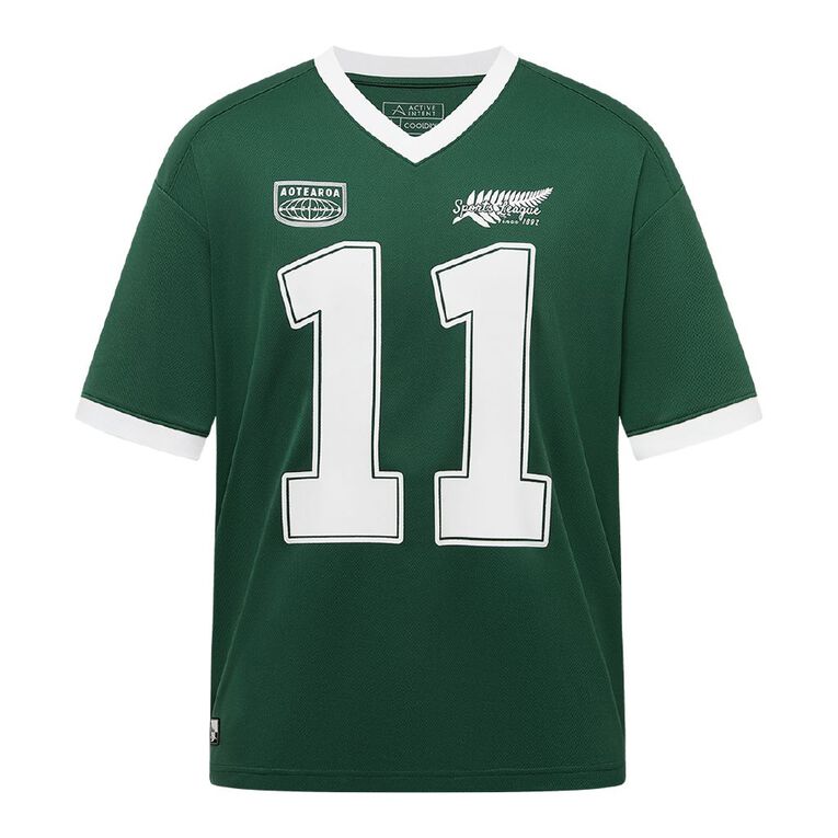 Active Intent Men's Supporter Football Shirt, Green Dark, hi-res
