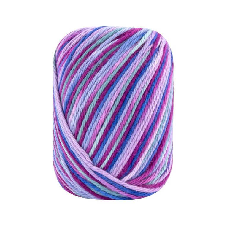 Birch Cotton Print 4Ply Worsted 100% Cotton 65G Primary Burst, , hi-res