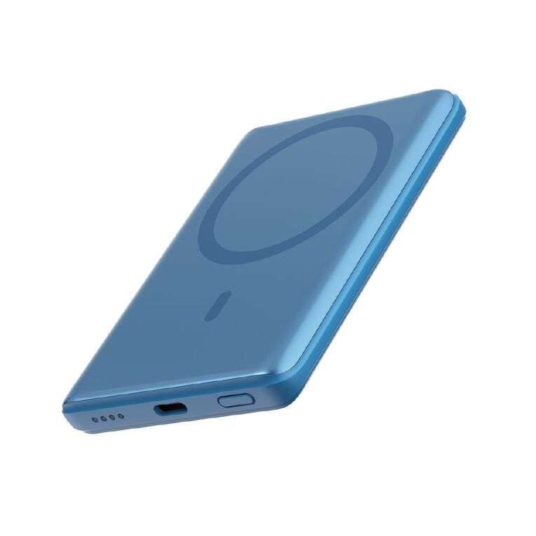 Tech.Inc 3in1 Charge Pack with Cable Charger Wireless Power Bank Blue, , hi-res