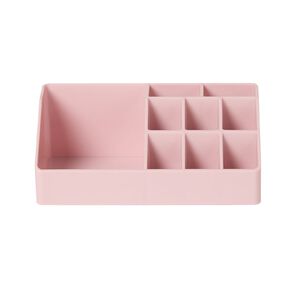 Make Up Storage 9 Section Pink