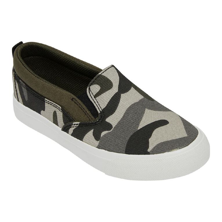 Young Original Senior Kids' Colorado Slip-on Shoes, Khaki, hi-res