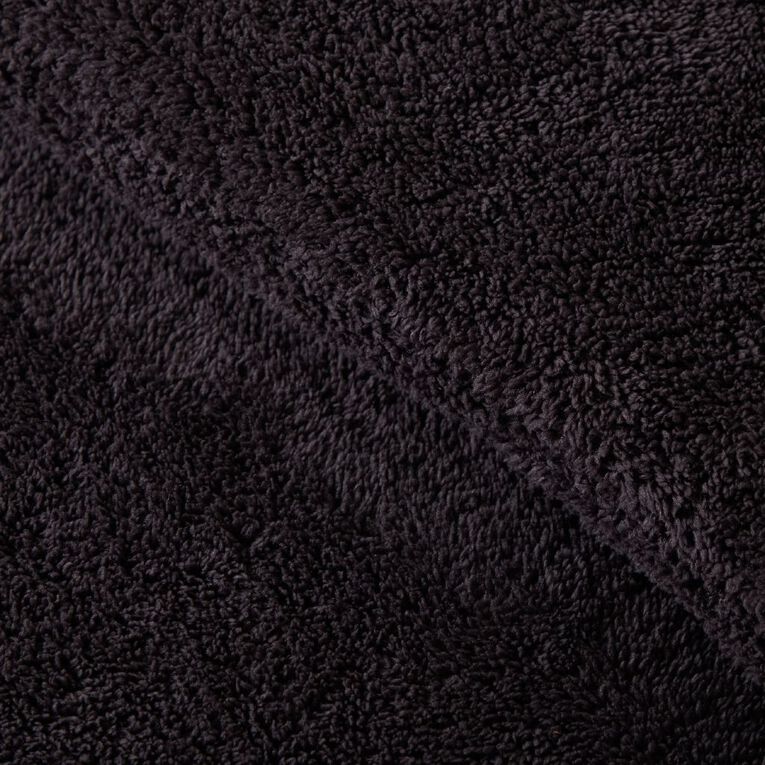 Living & Co Duvet Cover Set Teddy Fleece Black Queen, , hi-res