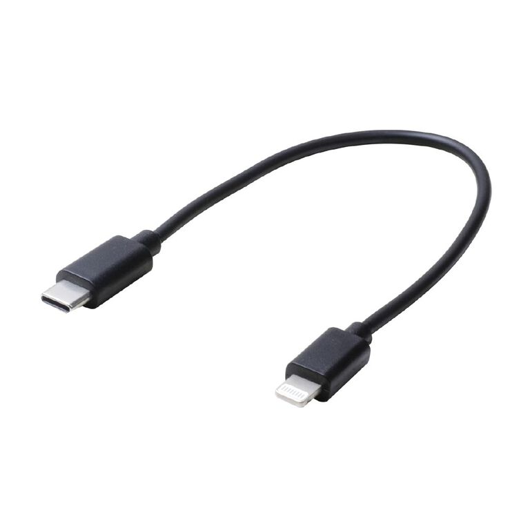 Tech.Inc 2.0 USB-C To Lightning Cable 15cm Black, , hi-res