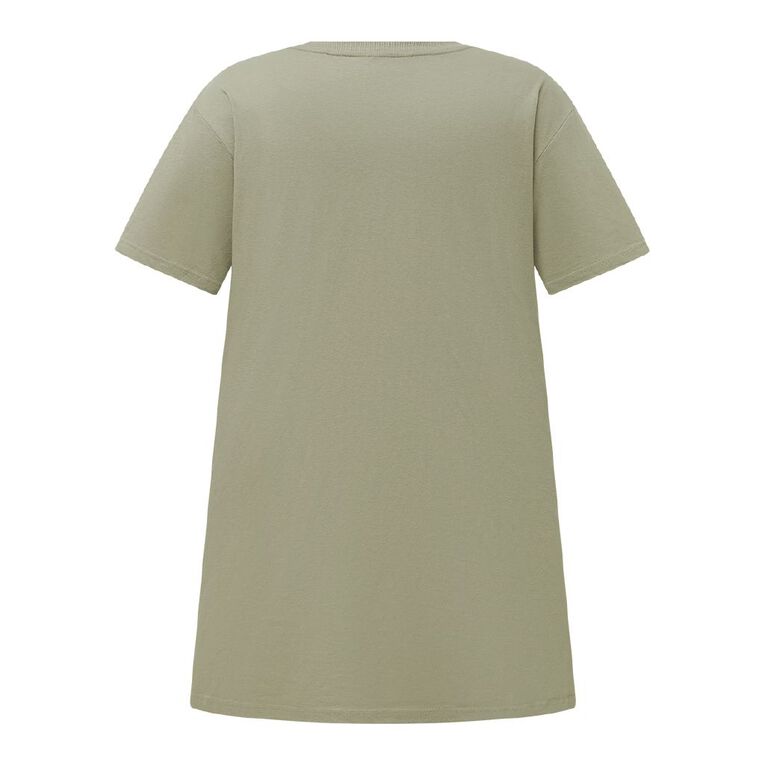 Winnie the Pooh Women's Boxy T-Shirt Nightie, Green Light, hi-res