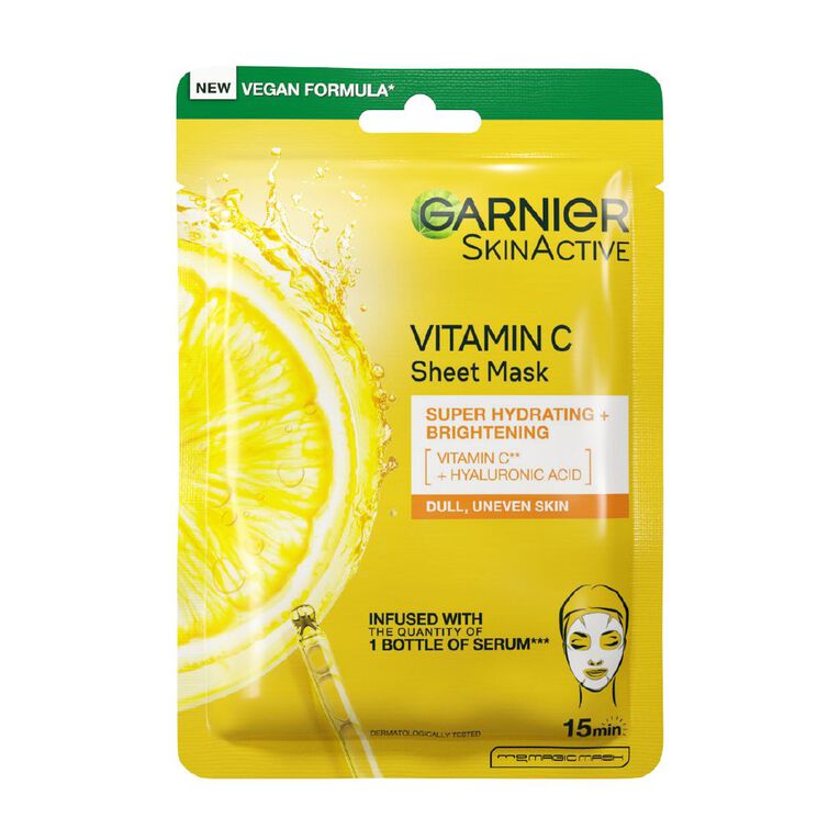 Garnier Vitamin C Tissue Mask 28g, , hi-res