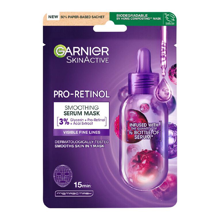 Garnier Pro Retinol Tissue Mask, , hi-res