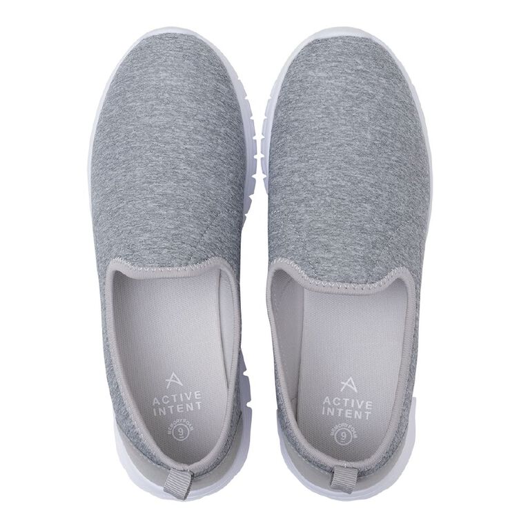 Active Intent Women's Stroll Trainers, Grey, hi-res