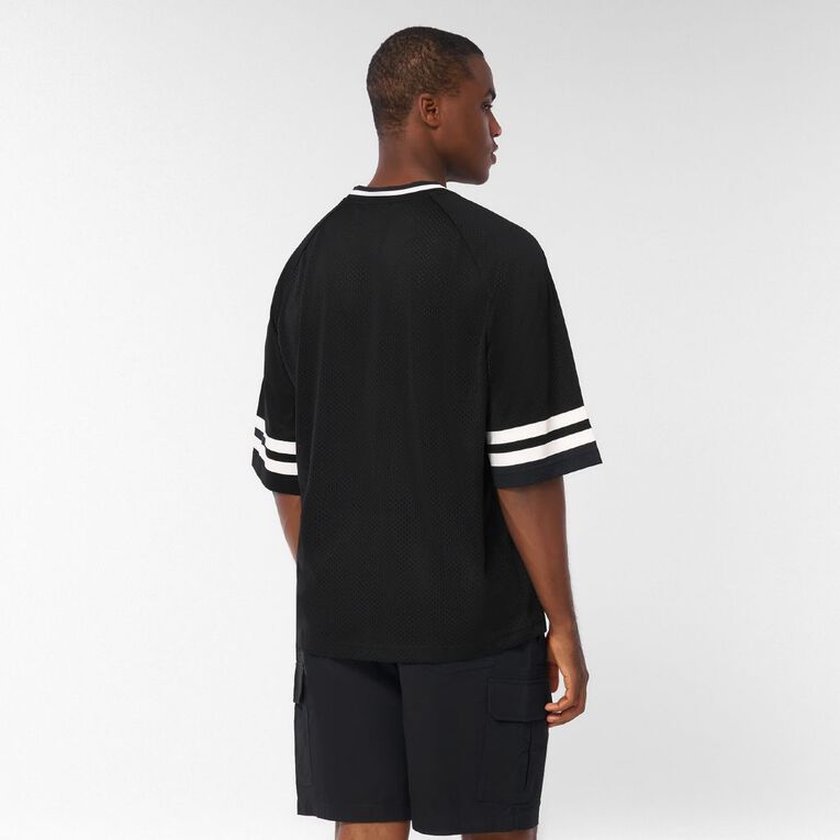 Garage Men's Mesh Graphic Tee, Black, hi-res
