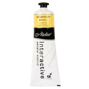 Atelier S1 Acrylic Paint Naples Yellow 80ml