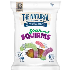 The Natural Confectionery Co. Squirms 220g
