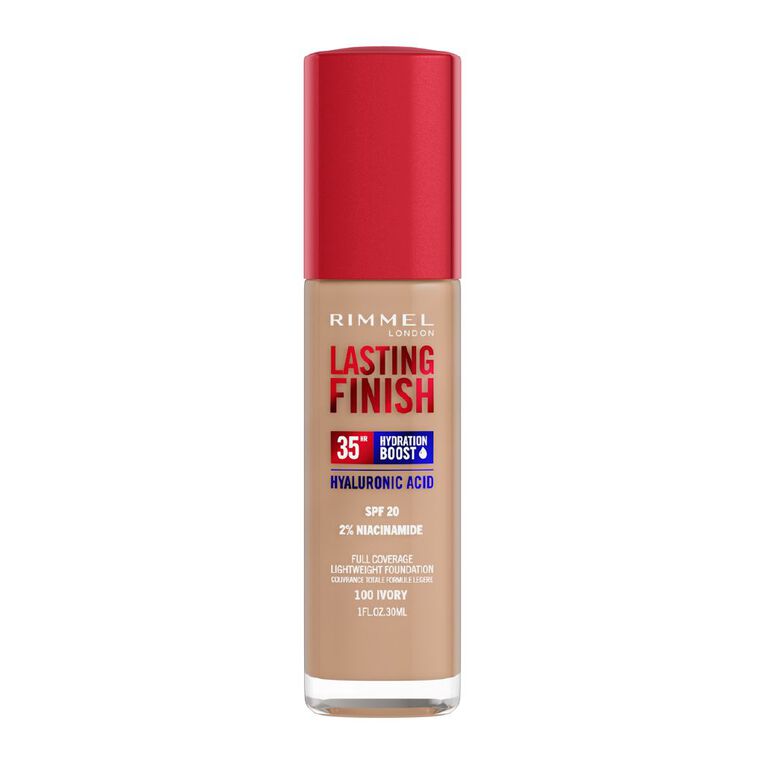 Rimmel Lasting Finish 35Hr Foundation 100 Ivory, , hi-res
