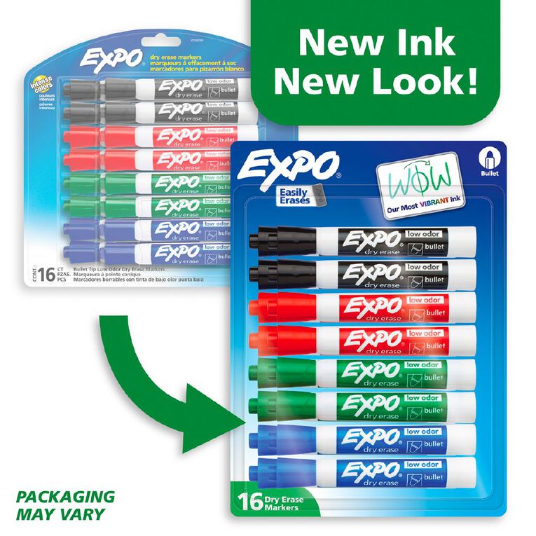 Expo Whiteboard Markers Bullet Business 16 Pack, , hi-res