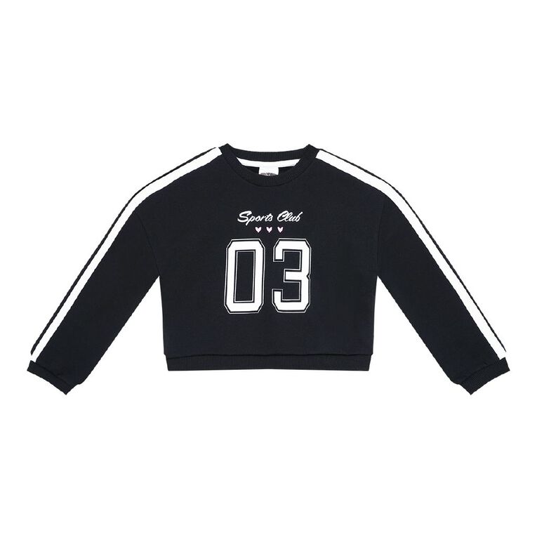 Young Original Tape Crew Sweat, Black, hi-res