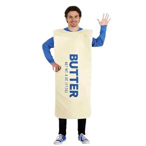 Scarehouse Block of Butter Costume Adult One Size