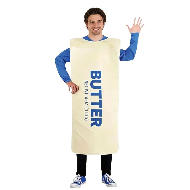 Scarehouse Block of Butter Costume Adult One Size, , hi-res