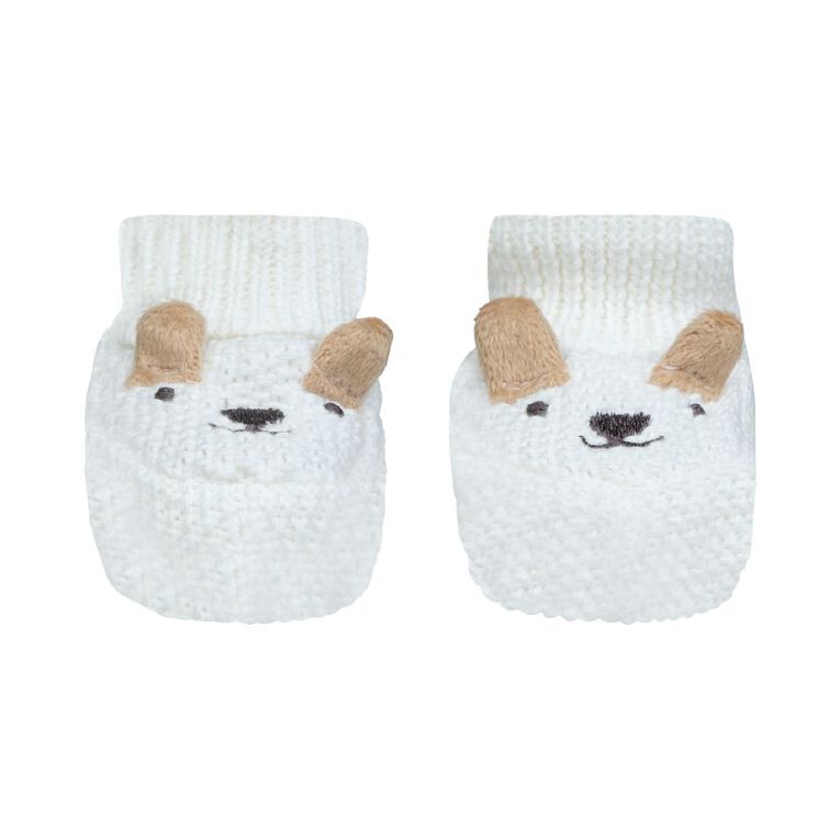 Underworks Baby Bear Bootie 1 Pack, Cream, hi-res
