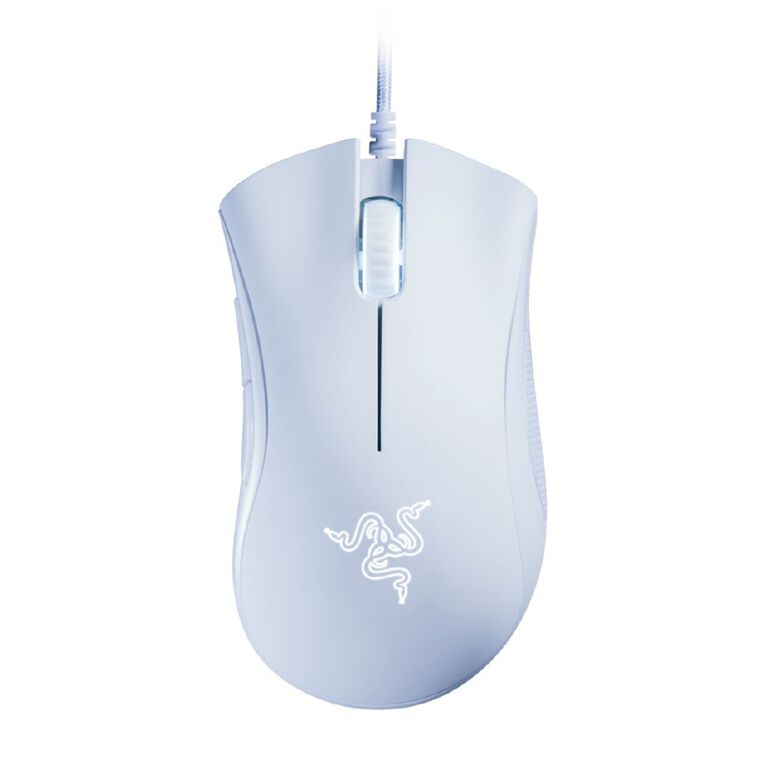 Razer DeathAdder Essential Ergonomic Wired Gaming Mouse White, , hi-res