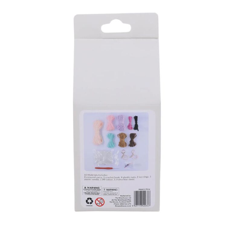 Uniti Mini Crochet Keyrings Donut and Milk Tea, , hi-res