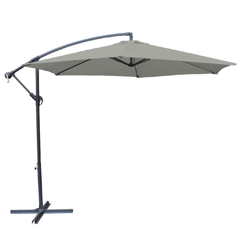 Living & Co Cantilever Umbrella Stone, , hi-res
