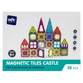 Play Studio Magnetic Tiles Castle 32 Pieces