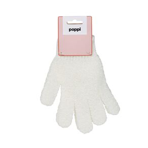 Poppi Shower Mitt White