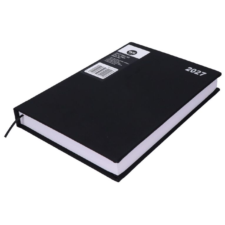 WS 2027 Diary A5 Day to Page Black, , hi-res