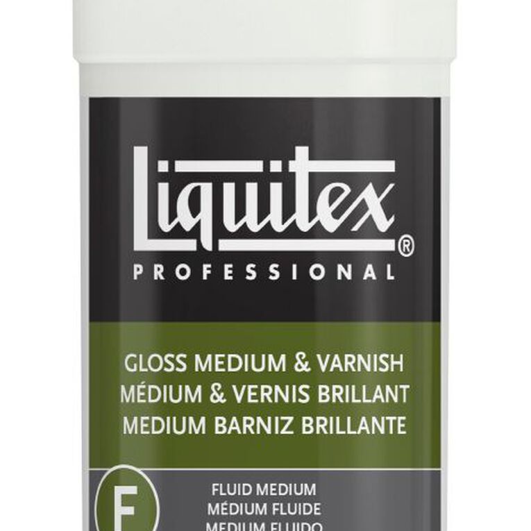 Liquitex Gloss Fluid Medium & Varnish 473ml The Warehouse