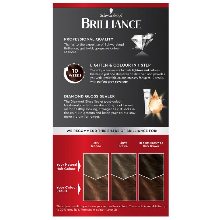 Schwarzkopf Brilliance Luminance L68 Cinnamon Brown Brown, , hi-res
