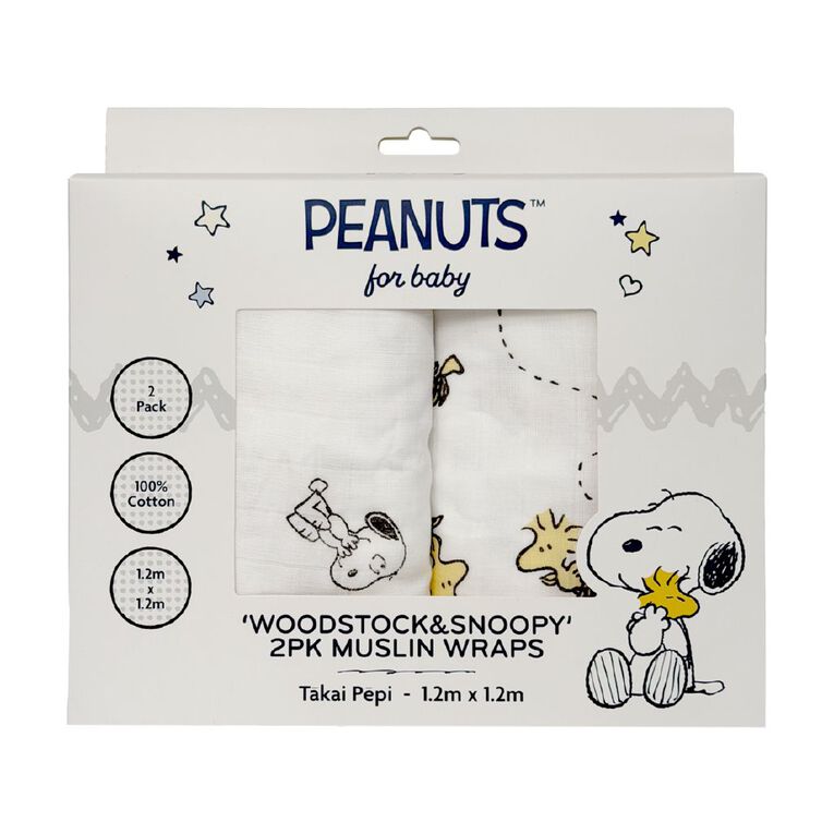 Peanuts Snoopy Muslin Wrap, , hi-res