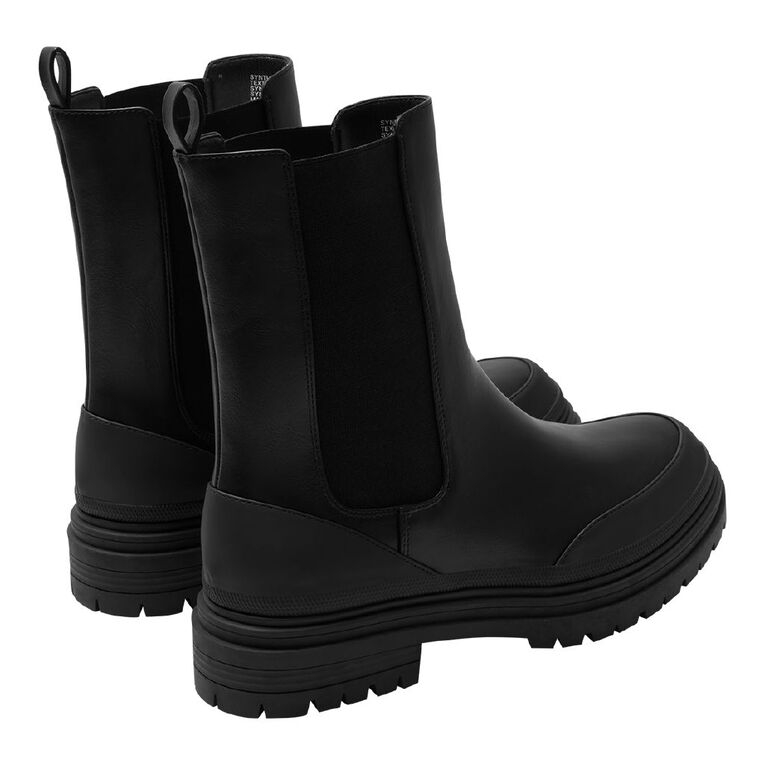 H&H Women's Harvey Ankle Boots, Black, hi-res