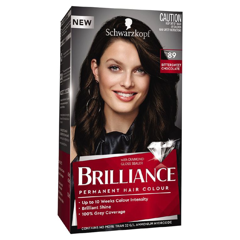 Schwarzkopf Brilliance Hair Colour Bitter Sweet Chocolate 89, , hi-res