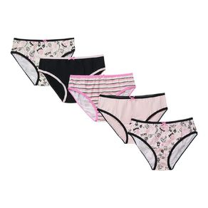 H&H Girls' Briefs 5 Pack