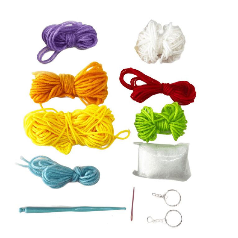 Uniti Craft Adults Crochet Kit Key Ring Sunshine, , hi-res