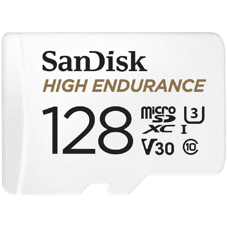 Sandisk High Endurance MicroSD Card 128GB, , hi-res