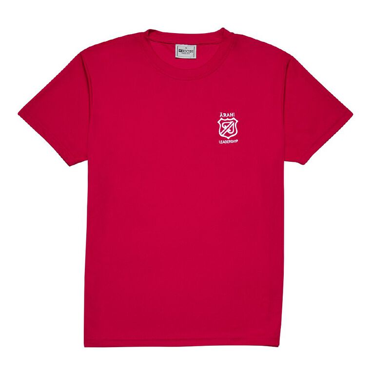 Schooltex Mt Albert Primary PE Tee with Embroidery, Red Mid, hi-res