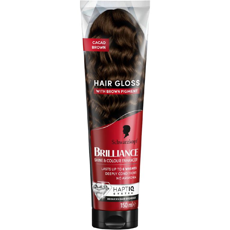 Schwarzkopf Brilliance Gloss Cacao Brown 150ml, , hi-res
