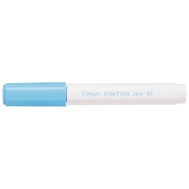 Pilot Pintor Marker Bullet Pastel Extra Fine 2.3mm Tip Blue, , hi-res