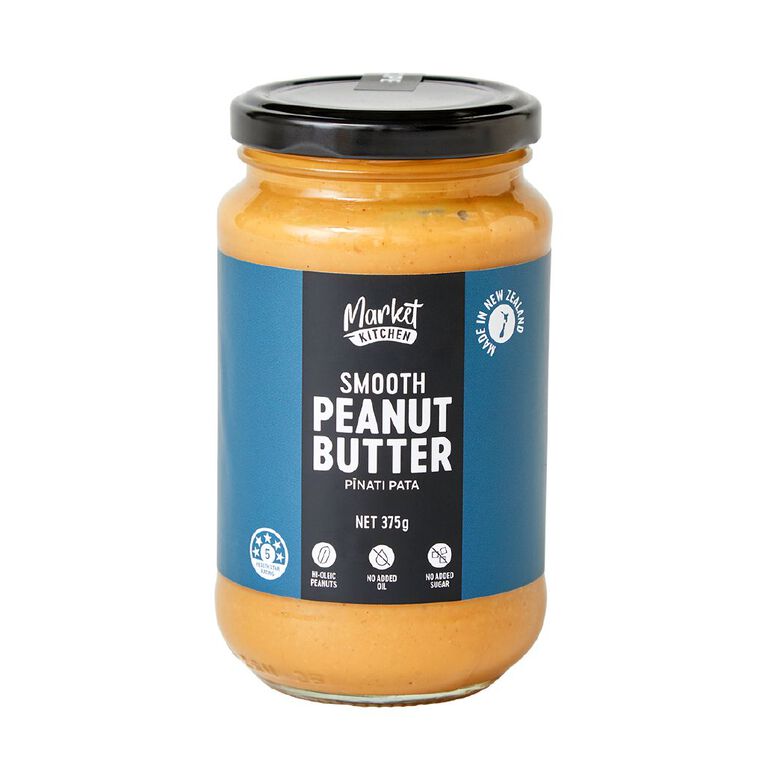 Market Kitchen Peanut Butter Smooth 375g