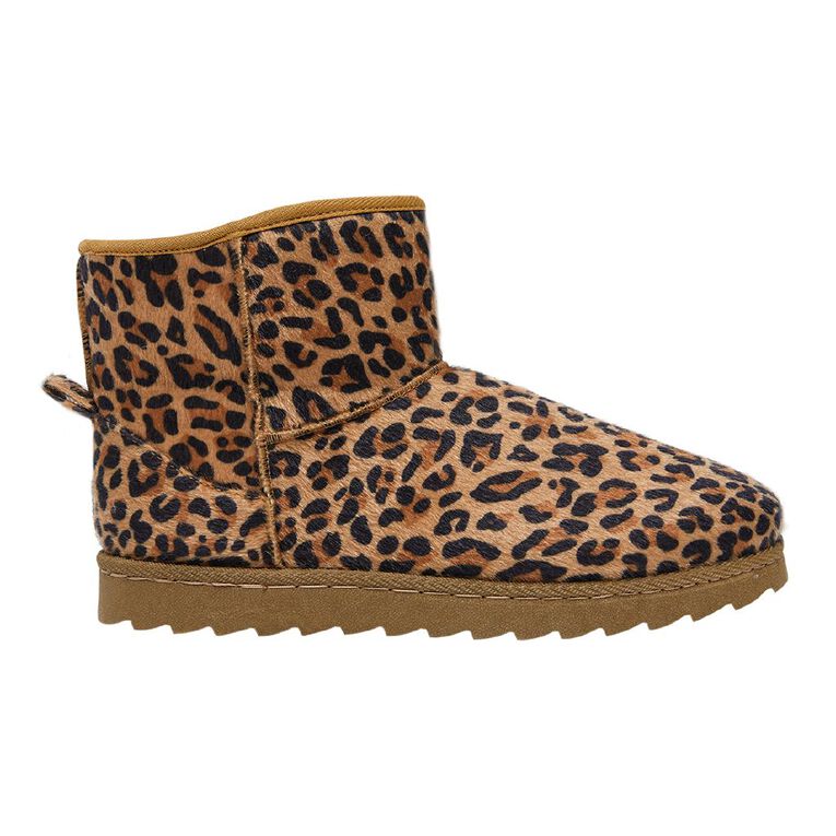 H&H Women's Indie Slipper Boots, Brown, hi-res