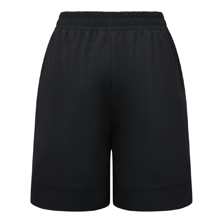 Active Intent Women's Everyday Longline Shorts, Black, hi-res