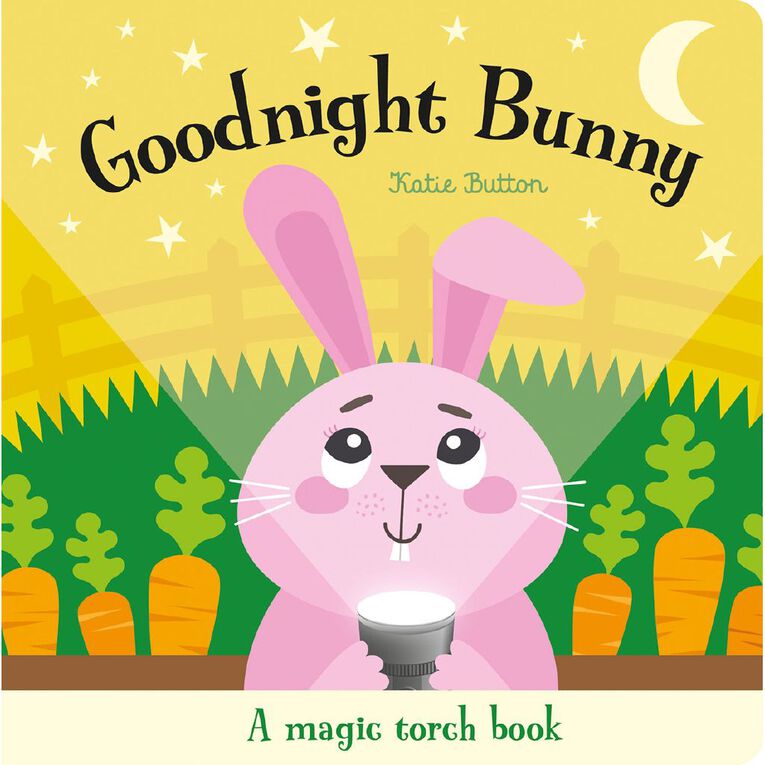 Magic Torch Book: Goodnight Bunny by Katie Button, , hi-res