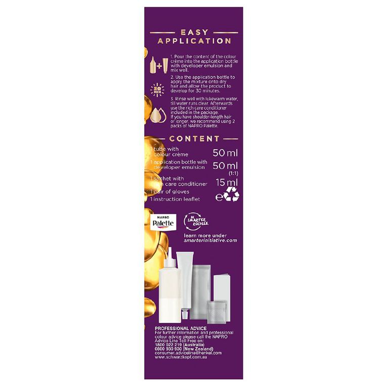 Napro Palette Hair Colour 1-08 Black Burgundy, , hi-res
