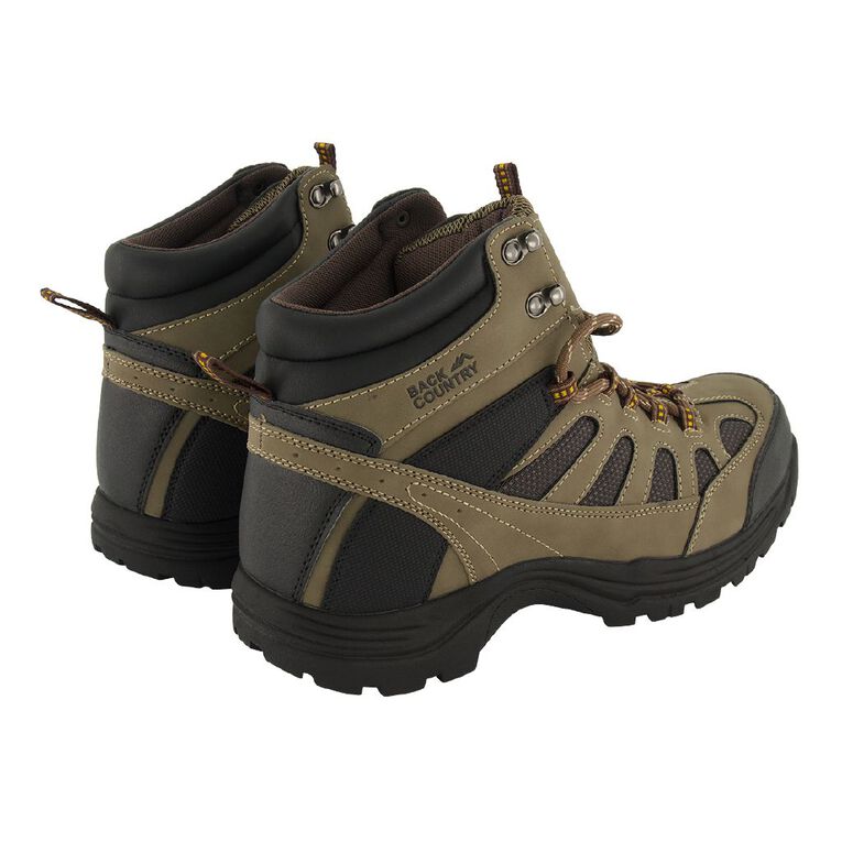 Back Country Men's Adventure Hiking Boots, Khaki, hi-res