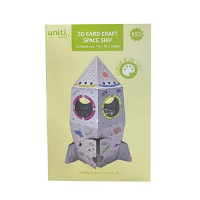 Uniti 3D Card Craft Space Ship