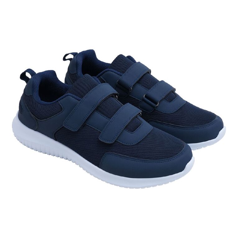 Active Intent Men's Walter Double Strap Trainers, Navy, hi-res